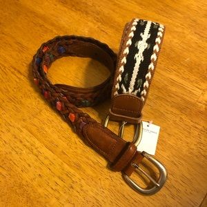 American Eagle/Fossil Leather Belt Bundle